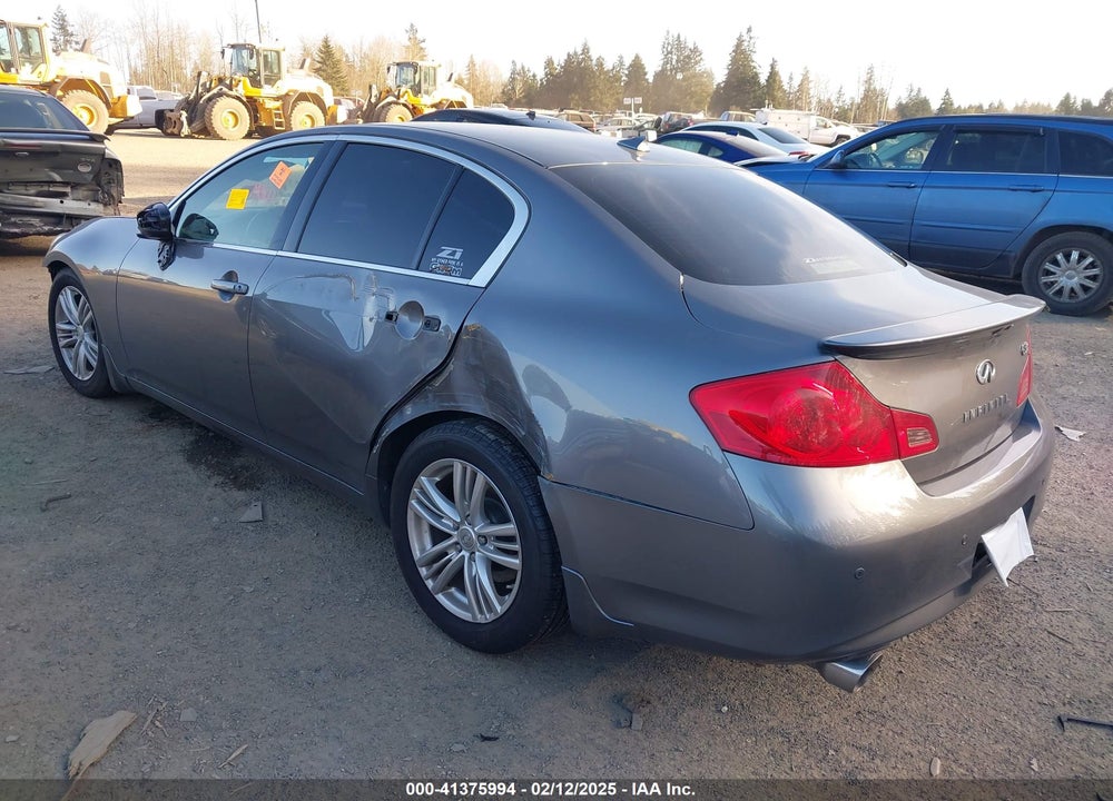 2013 INFINITI G37X VIN: JN1CV6AR3DM350769