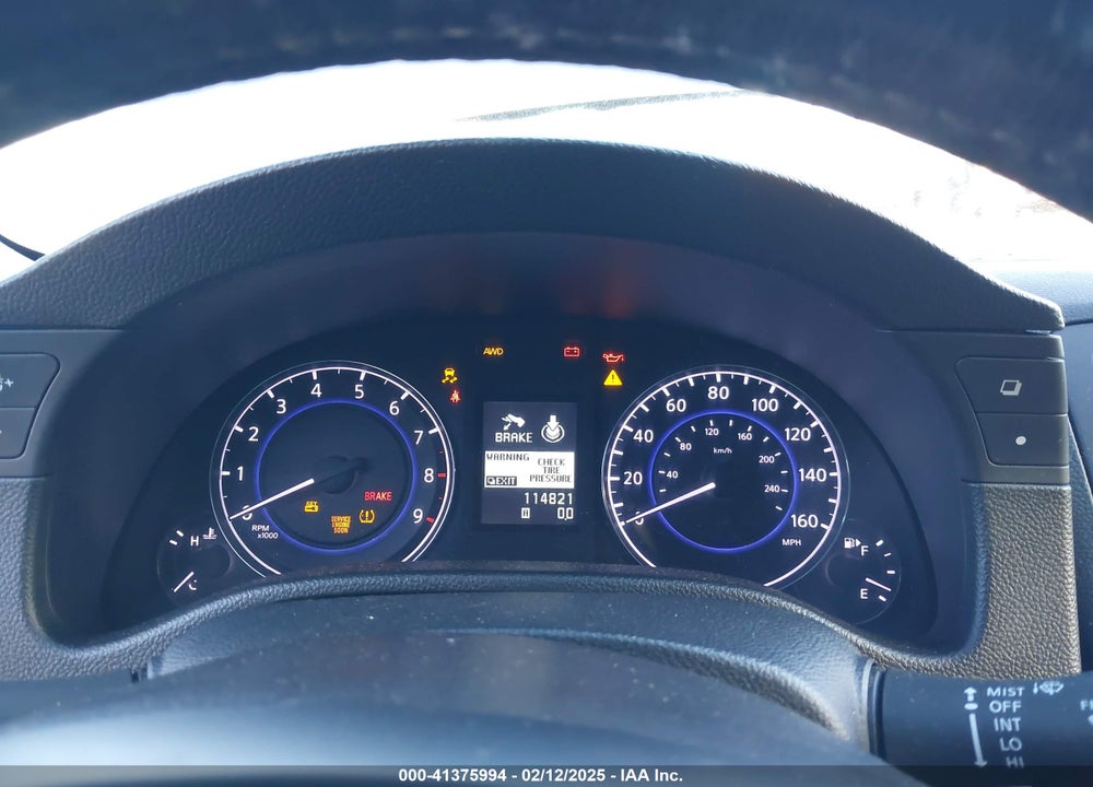 2013 INFINITI G37X VIN: JN1CV6AR3DM350769