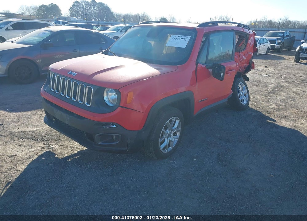 2017 JEEP RENEGADE LATITUDE 4X4 VIN: ZACCJBBBXHPE57473