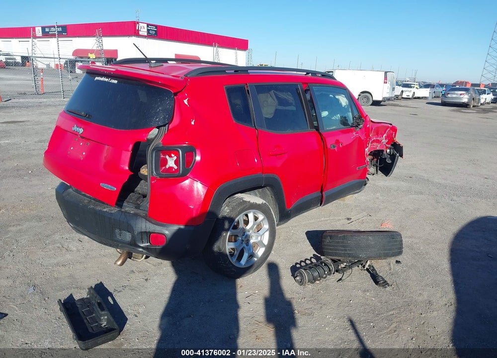2017 JEEP RENEGADE LATITUDE 4X4 VIN: ZACCJBBBXHPE57473