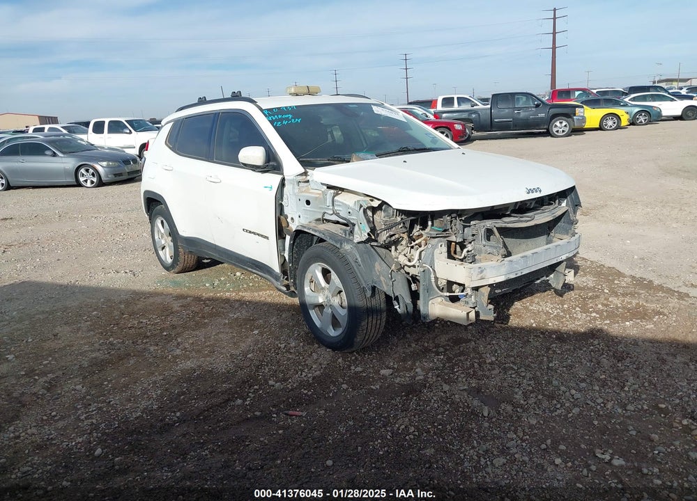 2019 JEEP COMPASS LATITUDE FWD VIN: 3C4NJCBB1KT654692