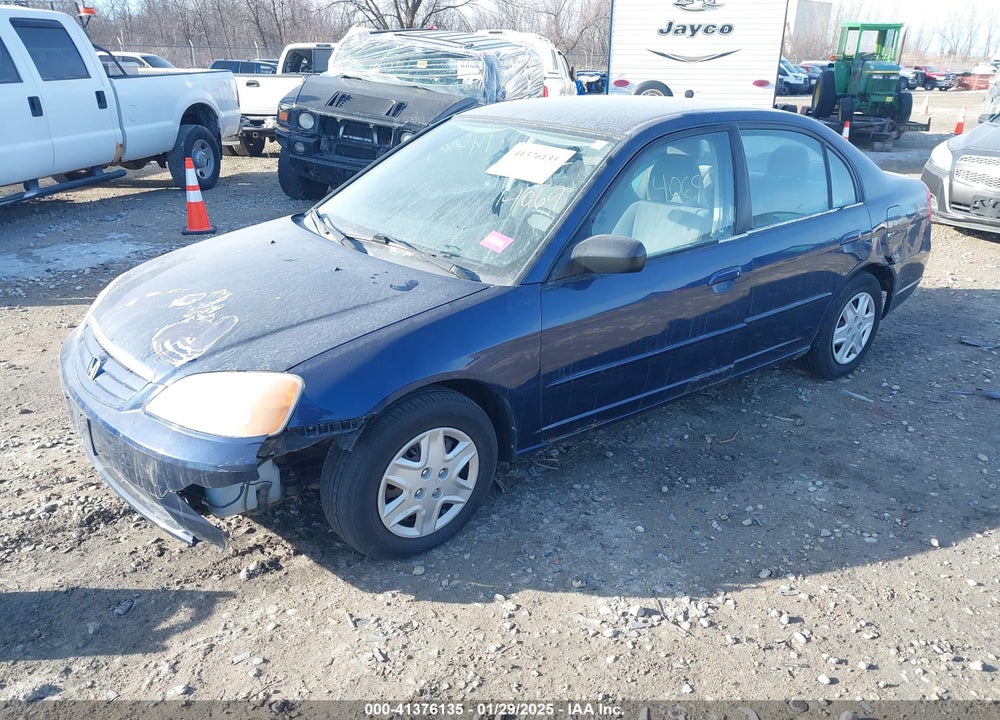 2003 HONDA CIVIC LX VIN: 1HGES16593L000320