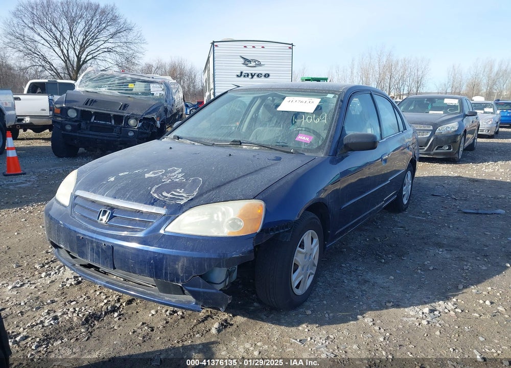 2003 HONDA CIVIC LX VIN: 1HGES16593L000320