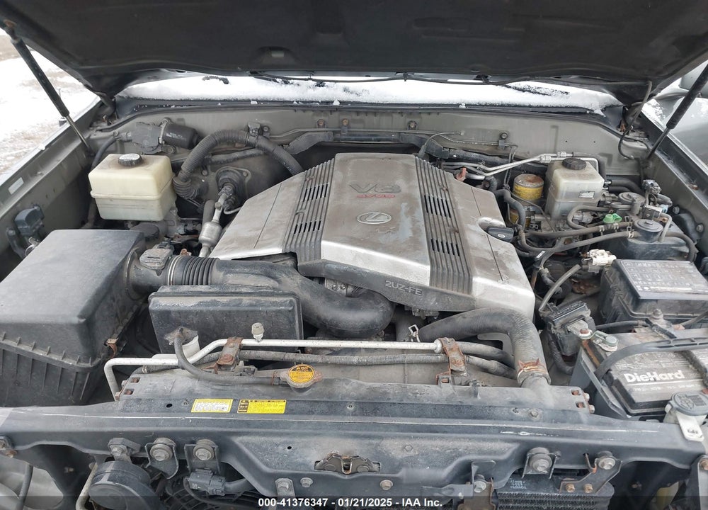 2000 LEXUS LX 470 VIN: JT6HT00W9Y0096647