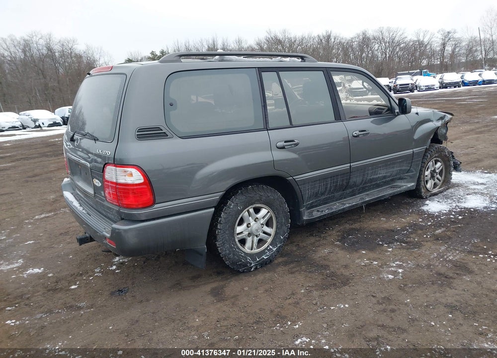 2000 LEXUS LX 470 VIN: JT6HT00W9Y0096647