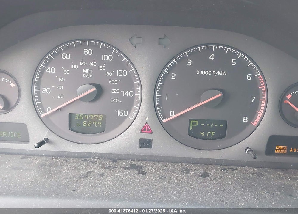 2002 VOLVO S60 2.4 VIN: YV1RS61R122196002