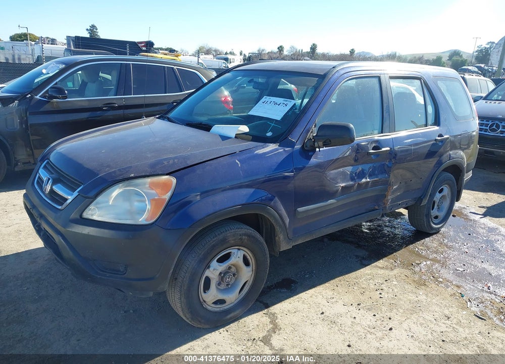 2002 HONDA CR-V LX VIN: JHLRD68402C015320
