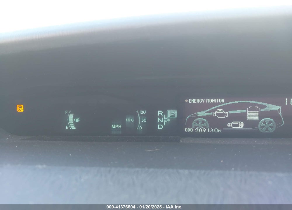 2011 TOYOTA PRIUS THREE VIN: JTDKN3DU7B1447401