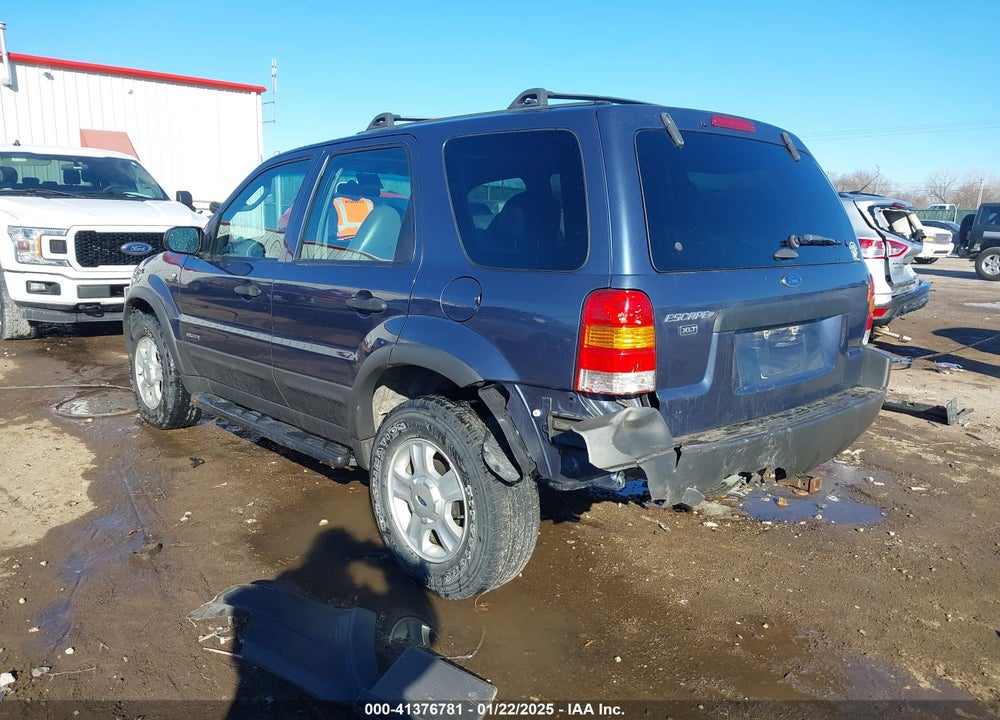 2001 FORD ESCAPE XLT VIN: 1FMCU04131KC21937
