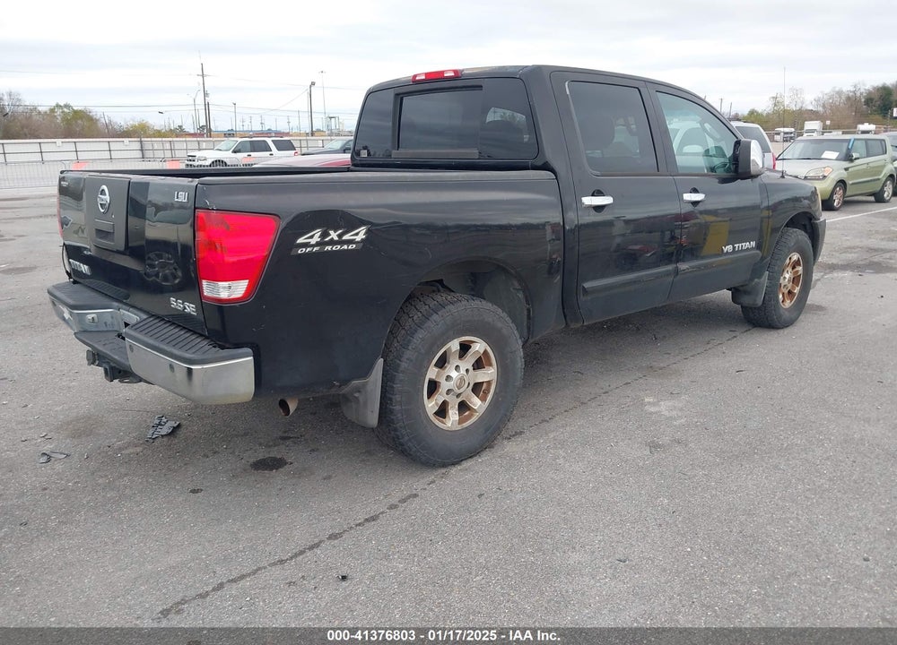 2005 NISSAN TITAN SE VIN: 1N6BA07B05N541246