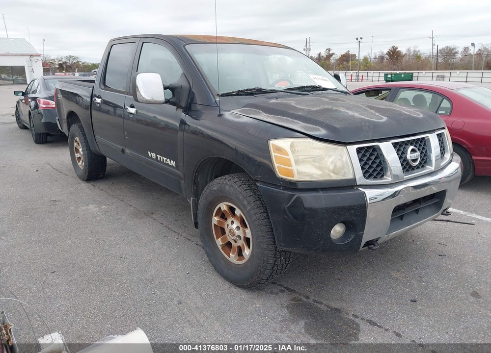 2005 NISSAN TITAN SE VIN: 1N6BA07B05N541246