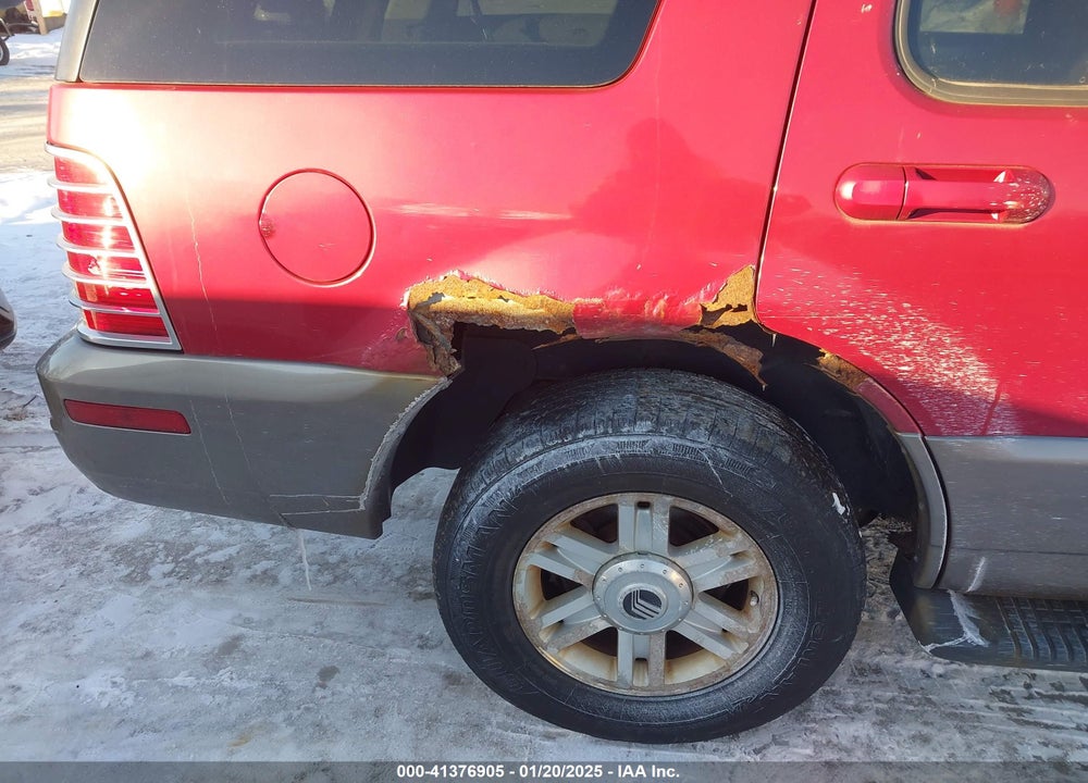 2003 MERCURY MOUNTAINEER VIN: 4M2ZU86W63UJ02531