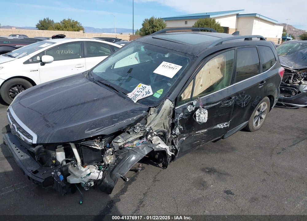 2018 SUBARU FORESTER 2.5I LIMITED VIN: JF2SJARC9JH466877