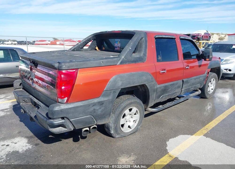 2003 CHEVROLET AVALANCHE 1500 VIN: 3GNEC13T03G144874
