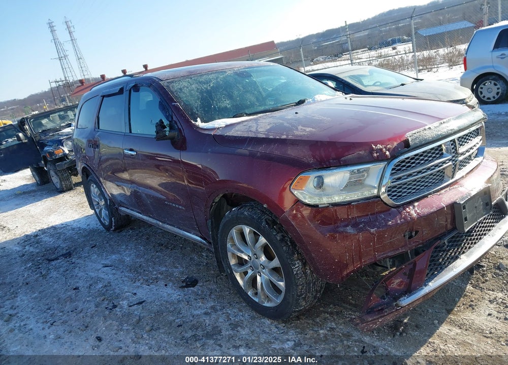 2016 DODGE DURANGO CITADEL VIN: 1C4RDJEG7GC347311