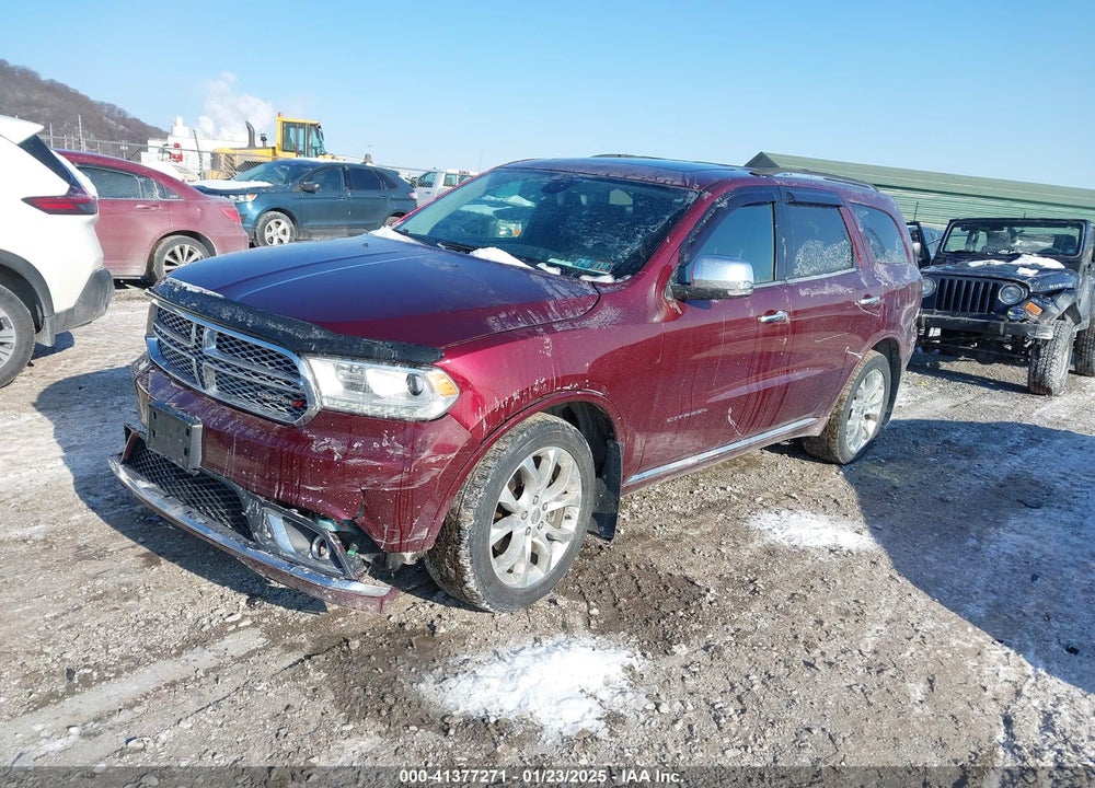 2016 DODGE DURANGO CITADEL VIN: 1C4RDJEG7GC347311