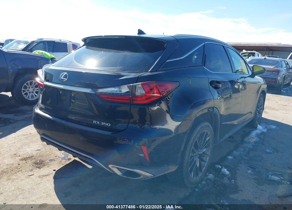 2016 LEXUS RX 350 F-SPORT VIN: 2T2BZMCA1GC012650