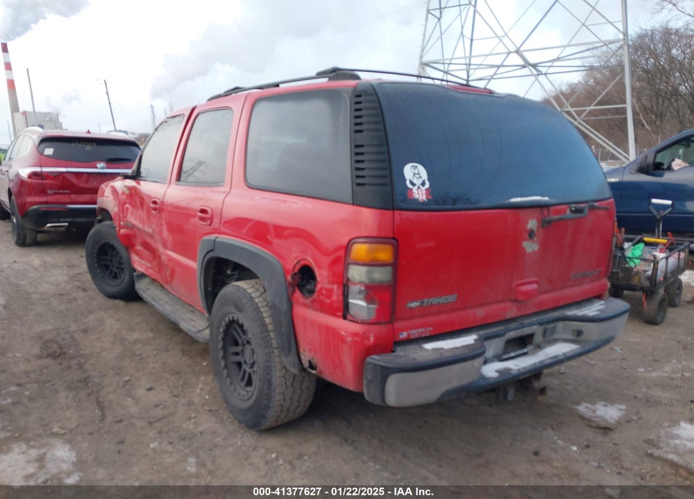 2002 CHEVROLET TAHOE LT VIN: 1GNEK13Z62J253747