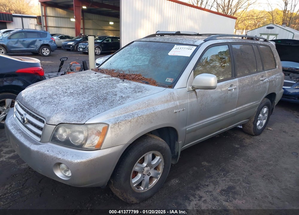 2001 TOYOTA HIGHLANDER V6 VIN: JTEHF21A710026922