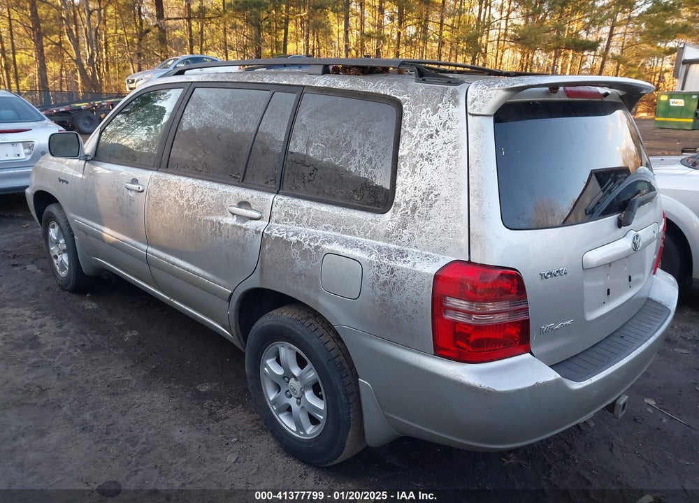 2001 TOYOTA HIGHLANDER V6 VIN: JTEHF21A710026922