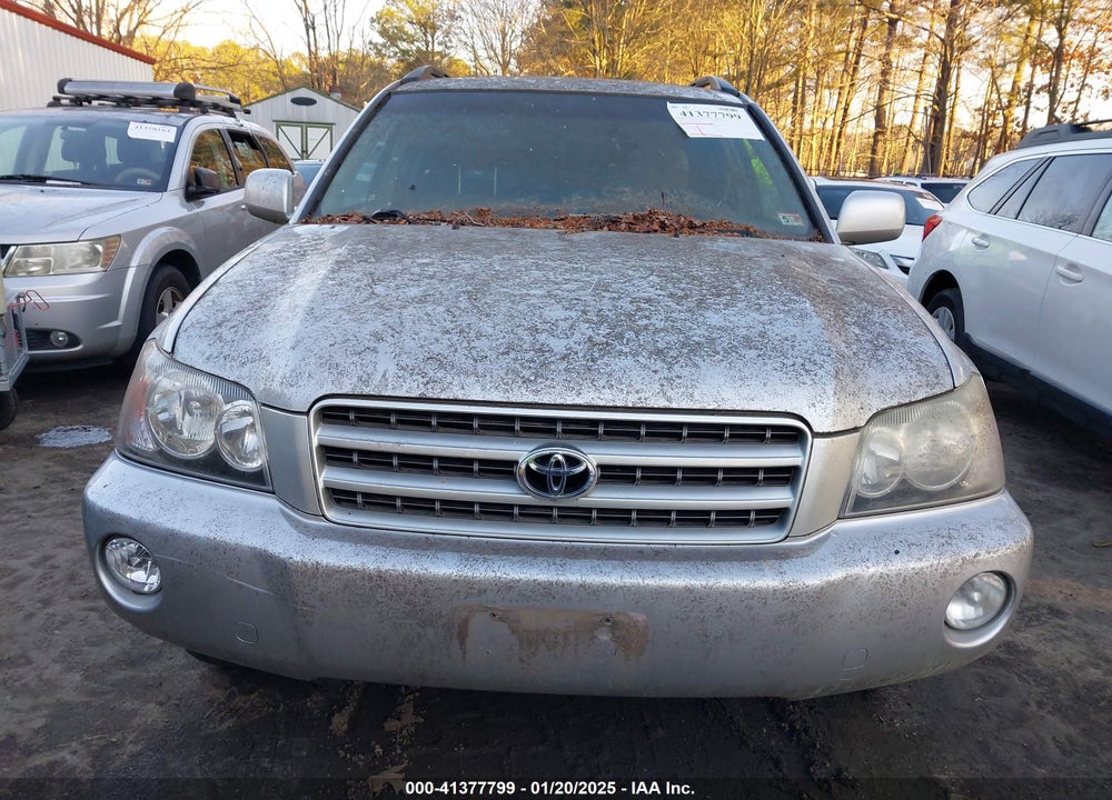 2001 TOYOTA HIGHLANDER V6 VIN: JTEHF21A710026922