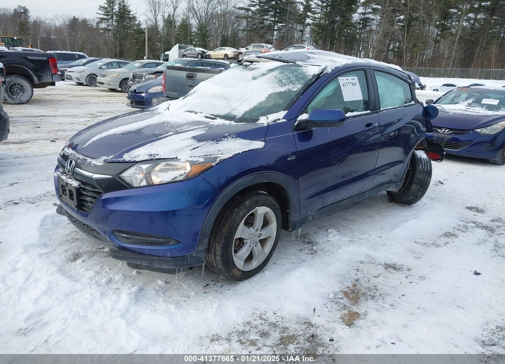 2016 HONDA HR-V LX VIN: 3CZRU6H32GM749235