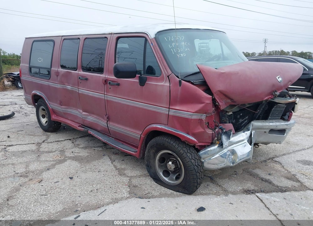 1997 DODGE RAM VAN 2500 COMMERCIAL VIN: 2B6HB21Y3VK566581