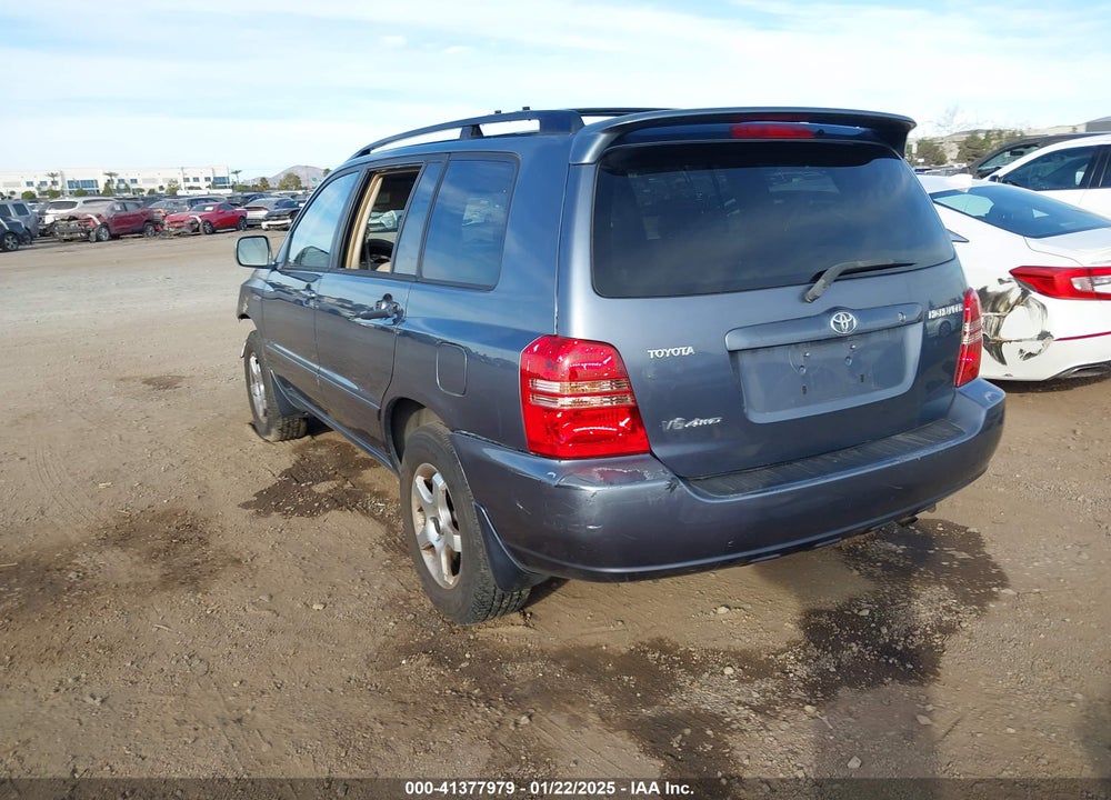 2003 TOYOTA HIGHLANDER LIMITED V6 VIN: JTEHF21A230140281