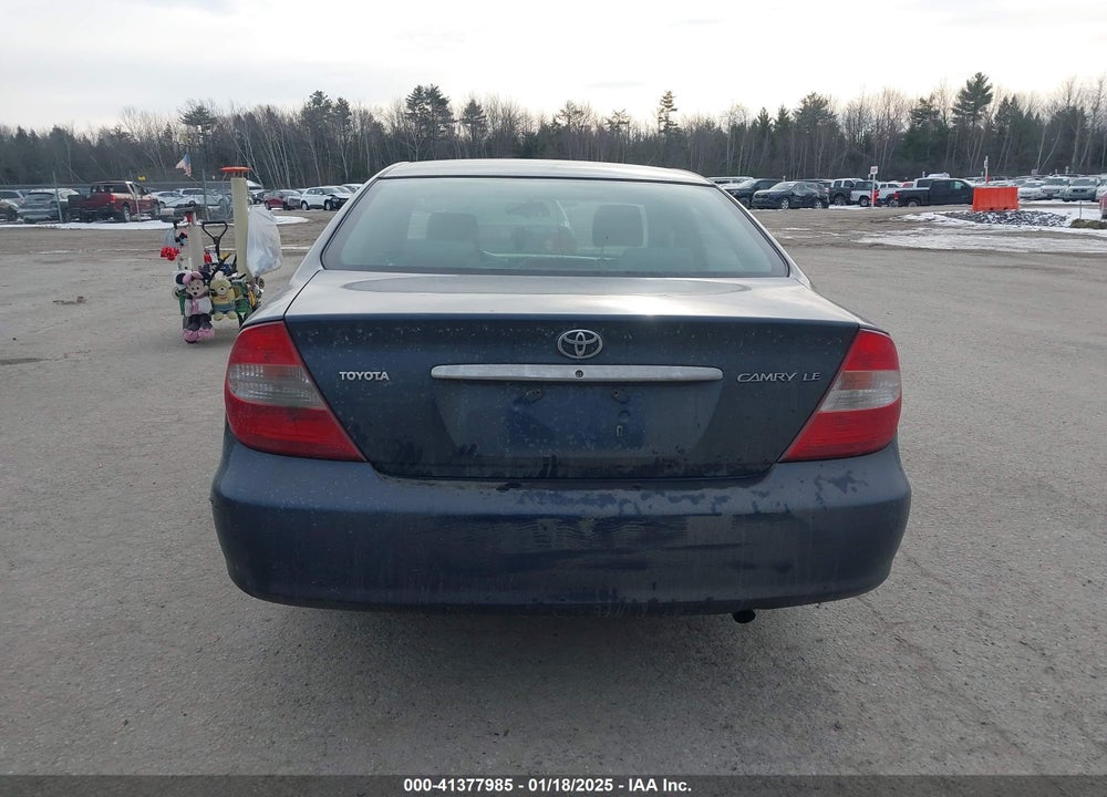 2004 TOYOTA CAMRY LE VIN: 4T1BE32K84U286054