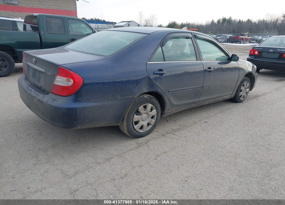 2004 TOYOTA CAMRY LE VIN: 4T1BE32K84U286054