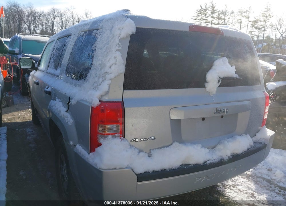 2007 JEEP PATRIOT SPORT VIN: 1J8FF28W27D312023