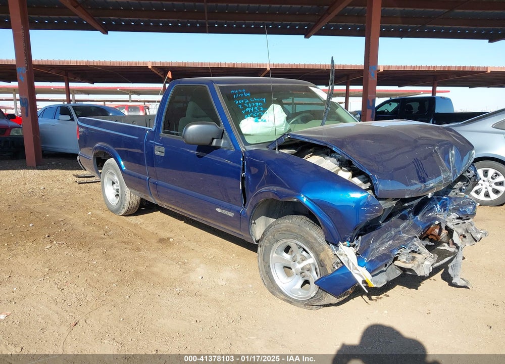 2002 CHEVROLET S-10 LS VIN: 1GCCS145928139437