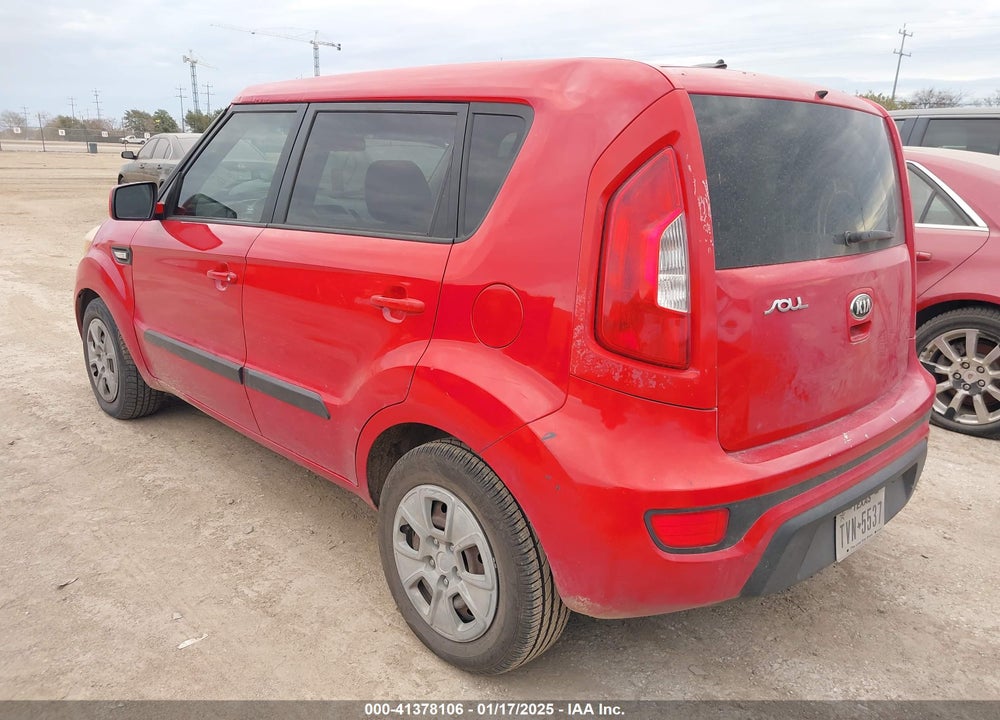 2013 KIA SOUL VIN: KNDJT2A5XD7590657