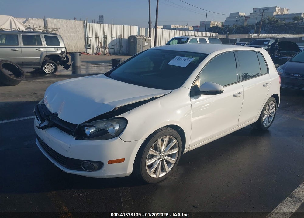 2012 VOLKSWAGEN GOLF VIN: WVWNM7AJXCW127432