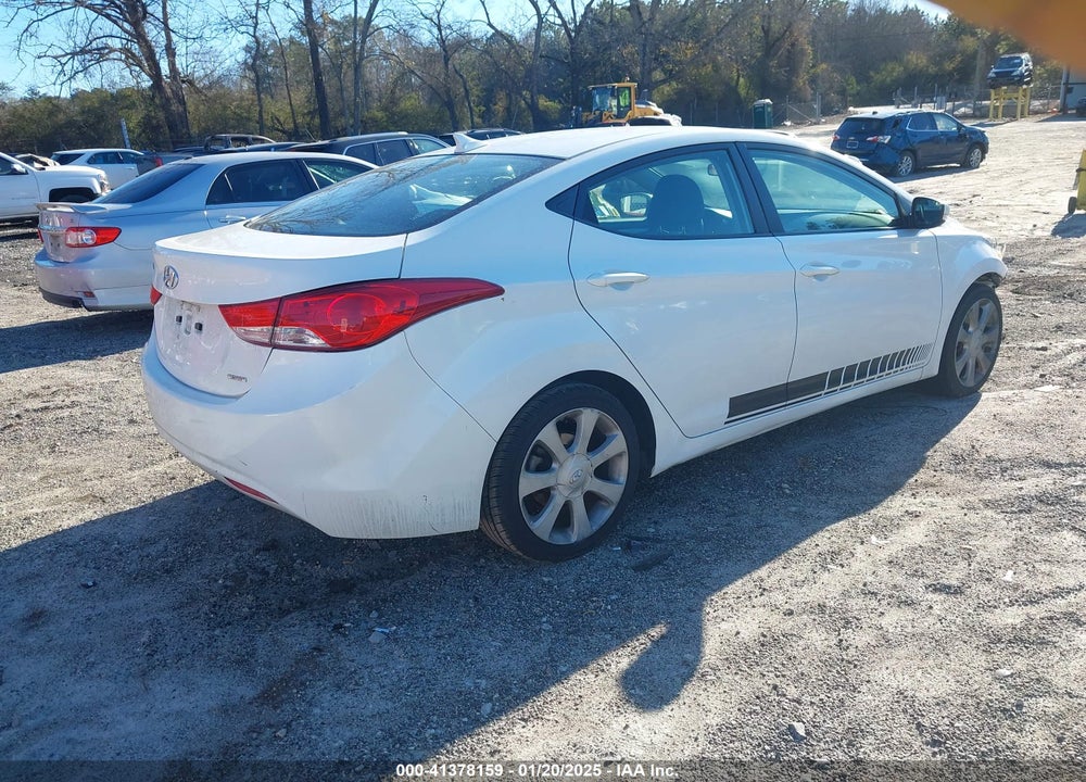2011 HYUNDAI ELANTRA LIMITED VIN: 5NPDH4AE4BH039532