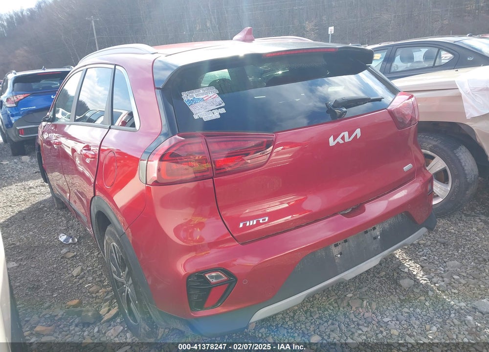 2022 KIA NIRO EX PREMIUM VIN: KNDCE3LC7N5493854