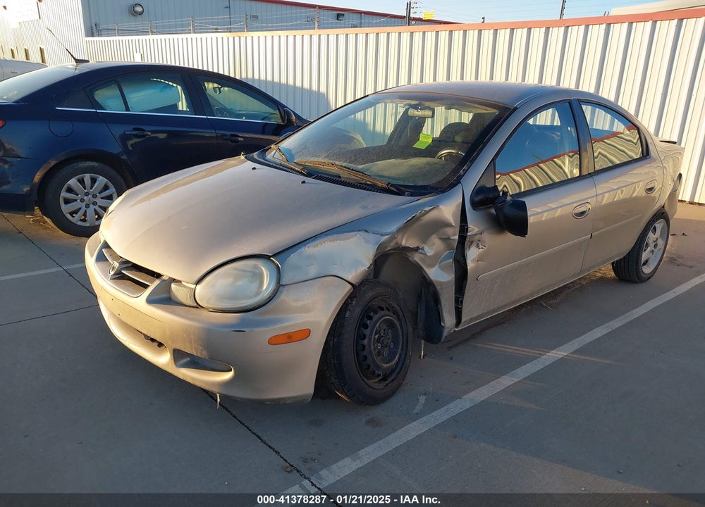 2002 DODGE NEON SE VIN: 1B3ES46C22D642547