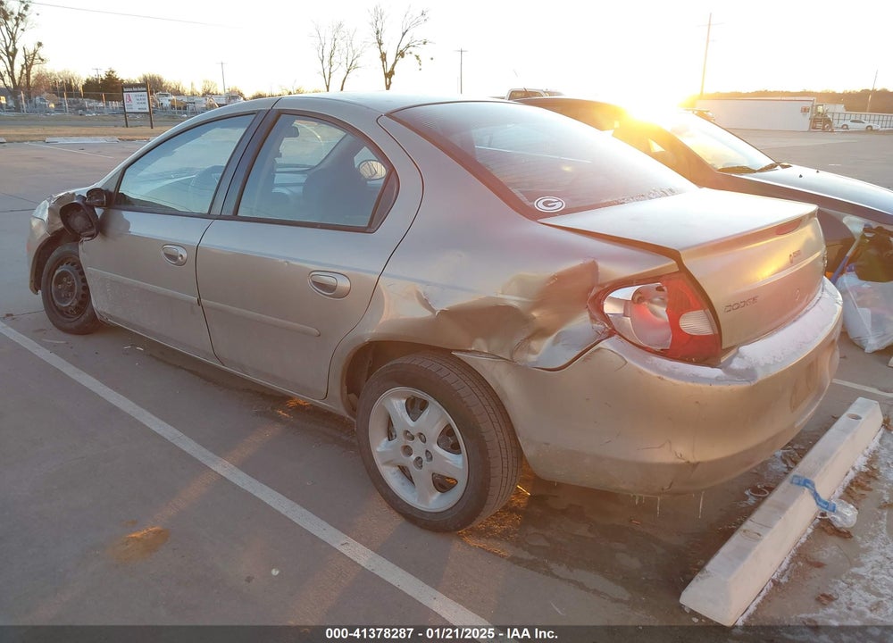 2002 DODGE NEON SE VIN: 1B3ES46C22D642547