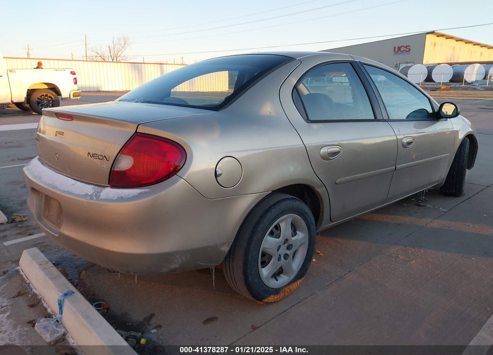 2002 DODGE NEON SE VIN: 1B3ES46C22D642547