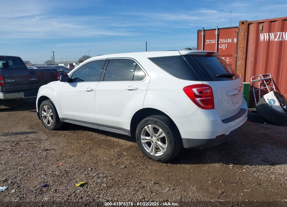 2016 CHEVROLET EQUINOX LS VIN: 2GNALBEKXG1147434