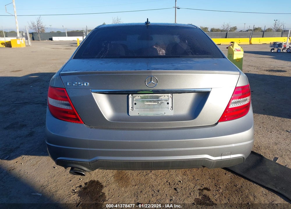2012 MERCEDES-BENZ C VIN: WDDGF4HB9CR193796