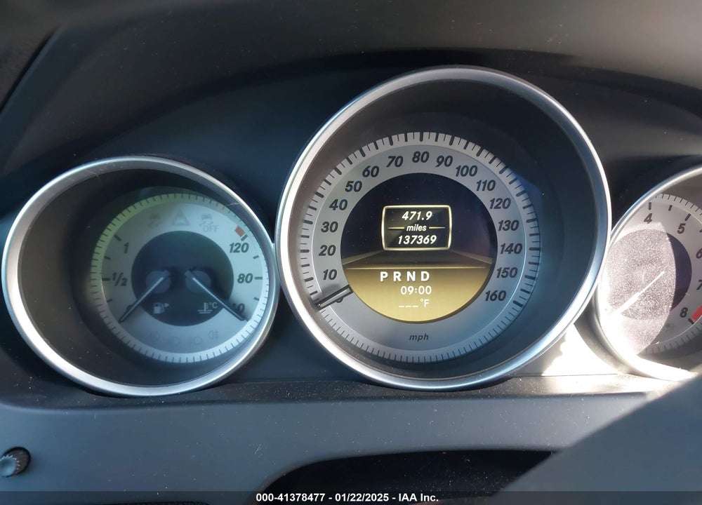 2012 MERCEDES-BENZ C VIN: WDDGF4HB9CR193796