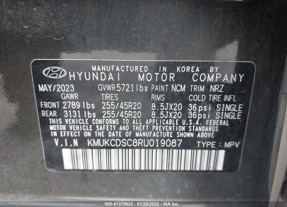 2024 GENESIS GV60 ADVANCED AWD VIN: KMUKCDSC8RU019087
