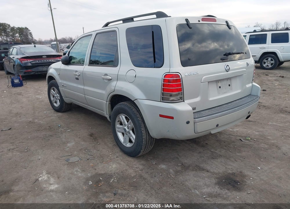 2007 MERCURY MARINER HYBRID VIN: 4M2CU39H97KJ18357