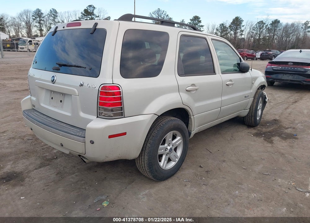 2007 MERCURY MARINER HYBRID VIN: 4M2CU39H97KJ18357