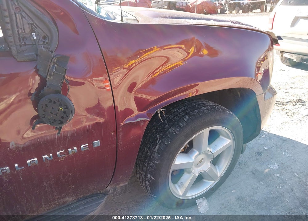2008 CHEVROLET AVALANCHE 1500 LT VIN: 3GNFK12398G130052