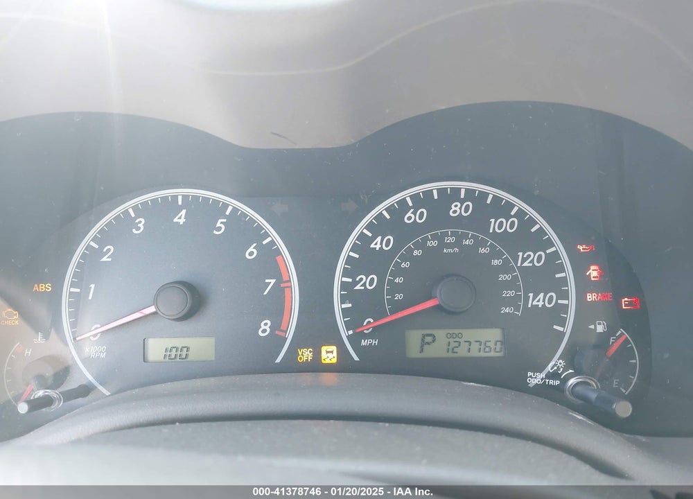 2009 TOYOTA COROLLA VIN: 2T1BU40E59C108696