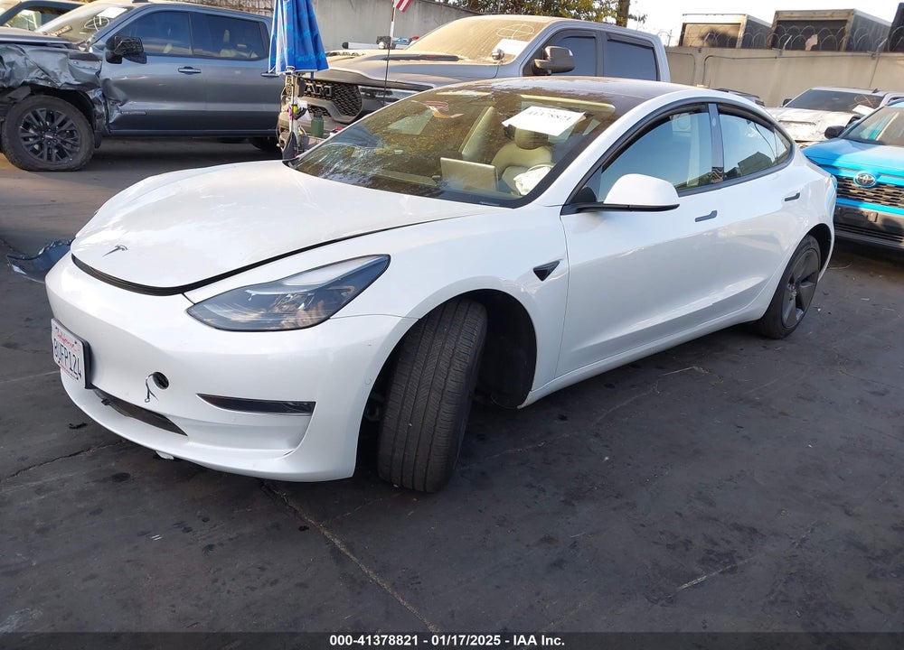 2021 TESLA MODEL 3 VIN: 5YJ3E1EA2MF868109