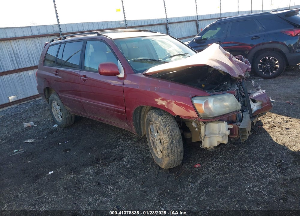 2005 TOYOTA HIGHLANDER V6 VIN: JTEGP21A350083469