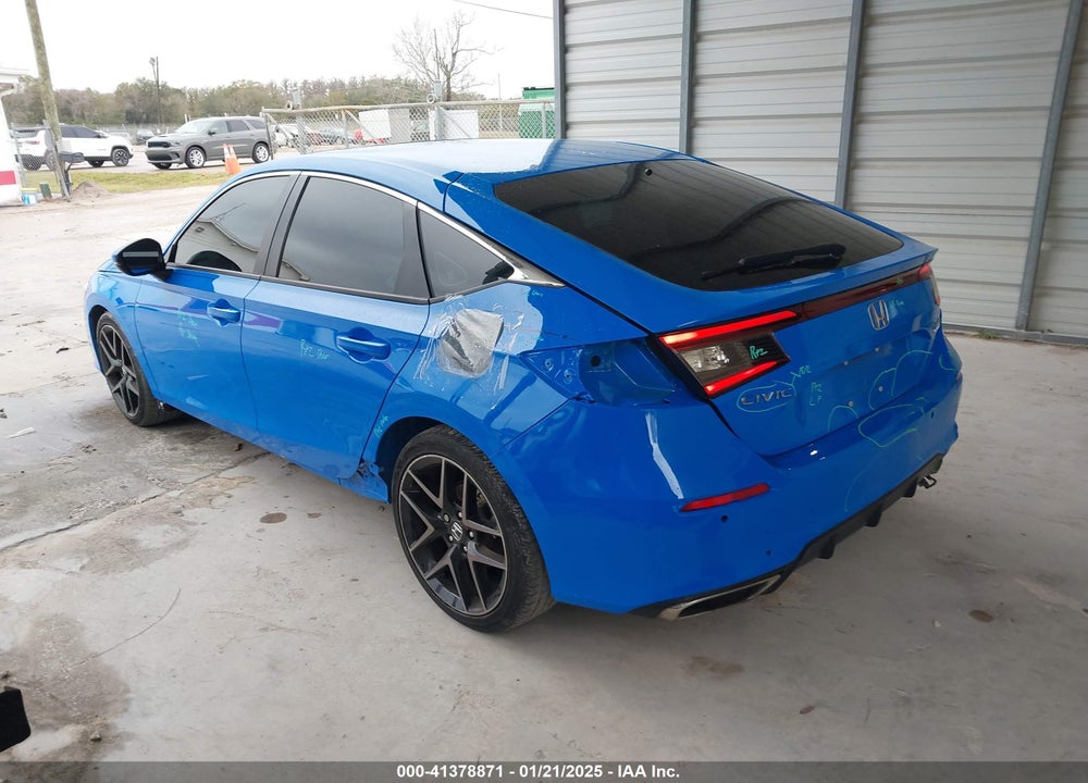 2022 HONDA CIVIC VIN: 19XFL1H87NE012338